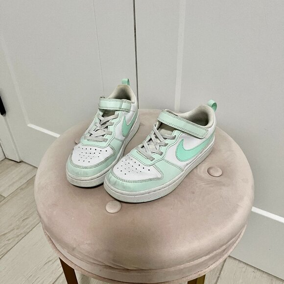 Nike Other - Nike Kid's Court Borough Low Recraft Sneakers in Mint Green Size 2Y